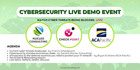 Cybersecurity Live Demo Event: Watch Cyber Threats Being Blocked, LIVE!