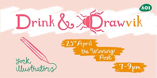 Primaire afbeelding van Drink & Drawvik / York illustrators meet-up