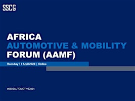 Africa Automotive and Mobility Forum primary image