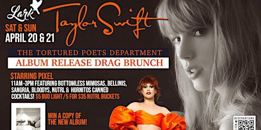 Imagem principal do evento The Taylor Swift Album Release Drag Brunch