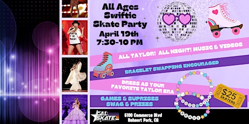 Primaire afbeelding van All Ages Swiftie Skate Party