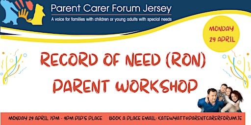 Imagen principal de Record of Need (RoN) Parent Workshop