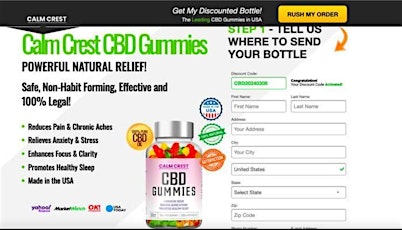 Calm Crest CBD Gummies: [Clinical Reports 2024!] Shocking New Report May Change Your Mind!