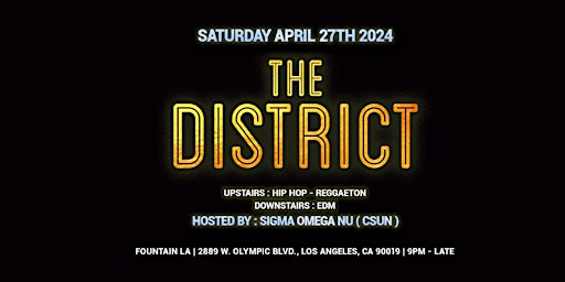 Image principale de The District Nightclub