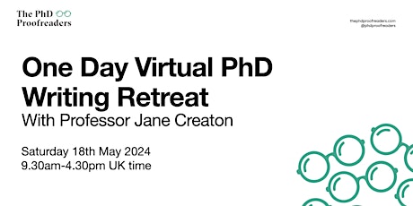 One Day PhD Writing Retreat - Get Your Writing Done (May 2024)