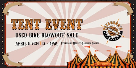 Tent Event Used Bike Blowout Sale @ South Store!