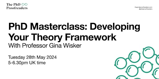 Imagem principal do evento PhD Masterclass: Developing Your  PhD Theory Framework