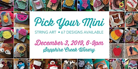 String Art: Pick Your Mini / Sapphire Creek Winery primary image