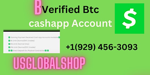 Primaire afbeelding van Come join us at the Cash App Best Place to Buy Verified CashApp Account event