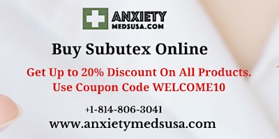 Imagem principal do evento Buy Subutex Online Safe Checkout Secure Payment Options