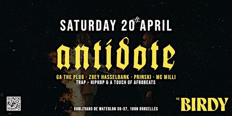 ANTIDOTE • SAT. 20 APRIL