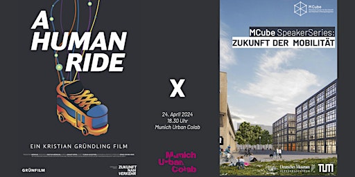 Imagem principal do evento MCube SpeakerSeries:  A Human Ride - ein Kristian Gründling Film