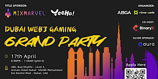 Hauptbild für Dubai Web3 Gaming Grand Party