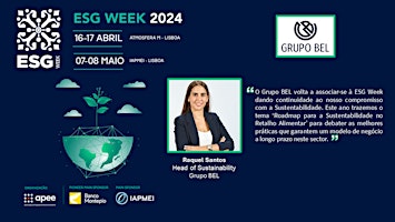ESG WEEK 2024 | Roadmap para a Sustentabilidade no Retalho Alimentar primary image