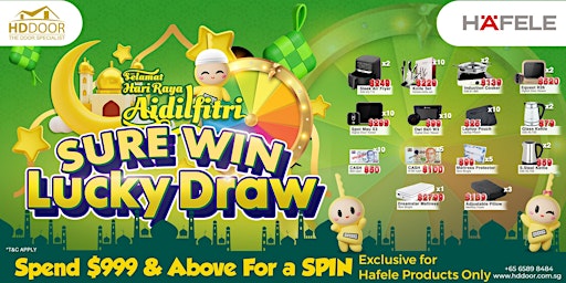 Planning for Home Renovation? Shop & Win-Hari Raya Lucky Draw primary image