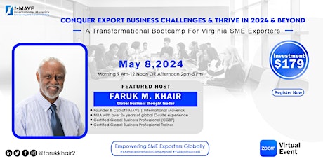 Conquer Export Business Challenges & Thrive in 2024& Beyond-Morning session