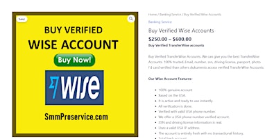 Order Now and Buy Verified TransferWise Account from here primary image