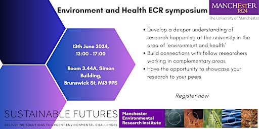 Imagem principal do evento The University of Manchester's Environment and Health Symposium