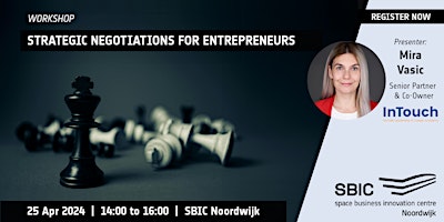 Workshop: Strategic Negotiations for Entrepreneurs primary image