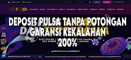 Primaire afbeelding van RUPIAH168 Login Daftar Bonus New Member 100 Garansi Kekalahan RUPIAH168