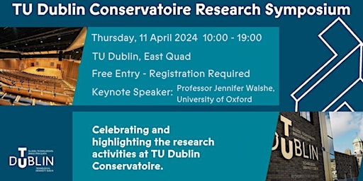 Image principale de TU Dublin Conservatoire Research Symposium