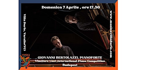 Concerto di apertura della 45° Musica a Villa Durio. Giovanni Bertolazzi