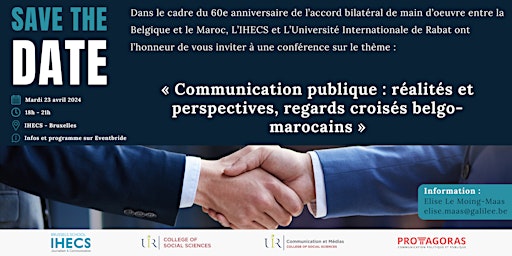 Hauptbild für Communication publique : regards croisés belgo-marocains