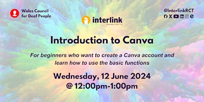 Imagem principal do evento Introduction to Canva