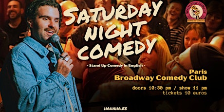 Copy of Saturday Night Comedy  - Stand Up in English