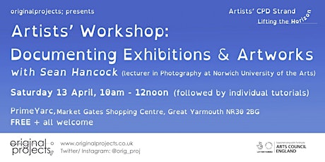 Artists' Workshop: Documenting Exhibitions and Artworks with Sean Hancock