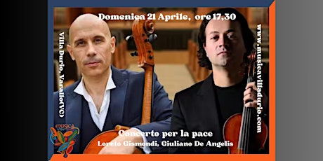 Concerto per la Pace. Duo Gismondi De Angelis
