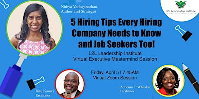 Imagem principal de 5 Hiring Tips Every Company Needs to Know and Job Seekers Too!