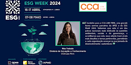 ESG WEEK 2024 | Sessão CCA Law Firm