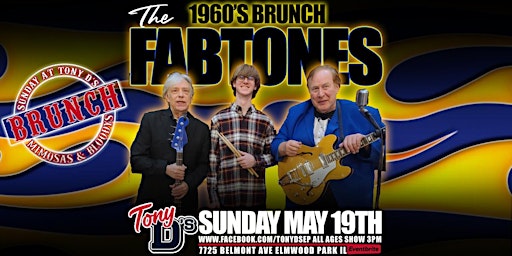 Image principale de 60'S Brunch w/ The Fabtones at Tony D's