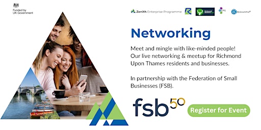 Hauptbild für Richmond Business Networking & FSB SW London |  Zenith Enterprise Programme