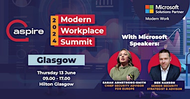 Imagen principal de Aspire Modern Workplace Summit - Glasgow