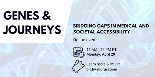 Genes and Journeys: Bridging Gaps in Medical and Societal Accessibility primary image