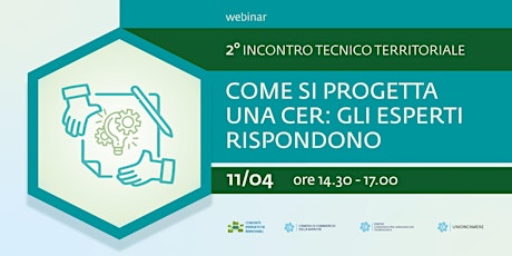 Incontro "Come si progetta una CER: gli esperti rispondono", 11/04/2024