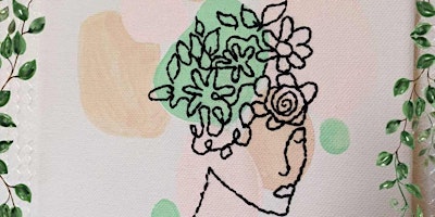 Hauptbild für Wellness Workshop: Mindful Stitched Canvas