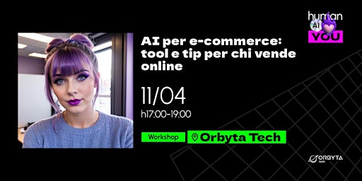 Imagem principal do evento AI per e-commerce: tool e tip per chi vende online