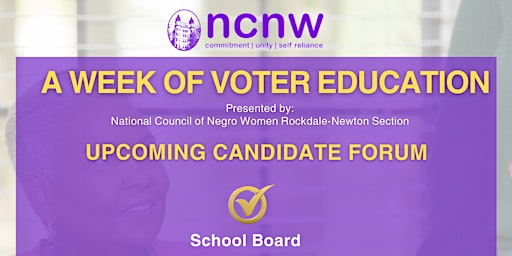 Hauptbild für A Week of Voter Education- Newton County Candidate Forum