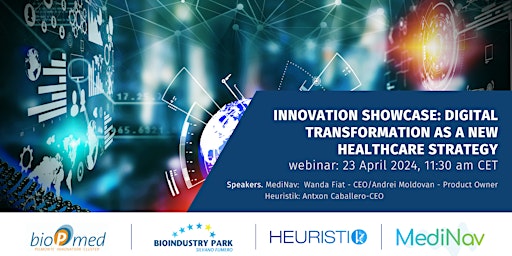 Imagem principal do evento Innovation showcase: digital transformation as a new healthcare strategy