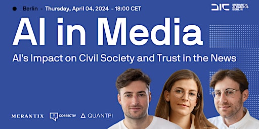 Hauptbild für AI in Media: Impact on Civil Society and Trust in the News