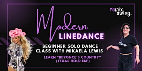 Modern Linedance drop-in dance class (all-levels) - "Beyoncé's Country" primary image