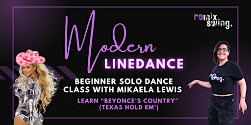Modern Linedance drop-in dance class (all-levels) - "Beyoncé's Country" primary image