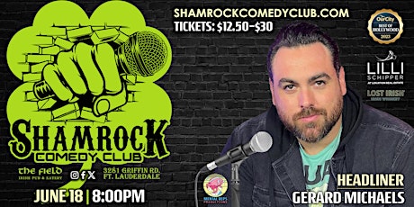 Shamrock Comedy Club w/ Gerard Michaels