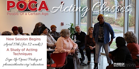 POCA People of a Certain Age  Acting Class - A Study of Acting Techniques