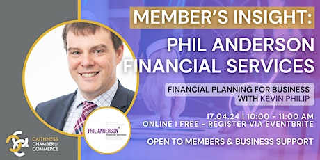 Member's Insight: Phil Anderson Financial Services, Financial Planning