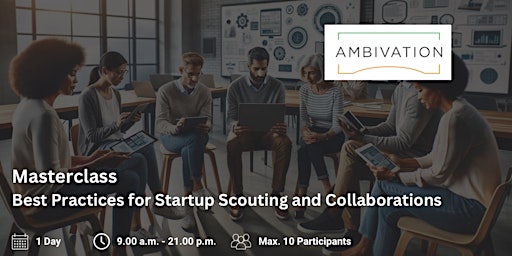 Imagem principal de Masterclass Best Practices for Startup Scouting and Collaborations
