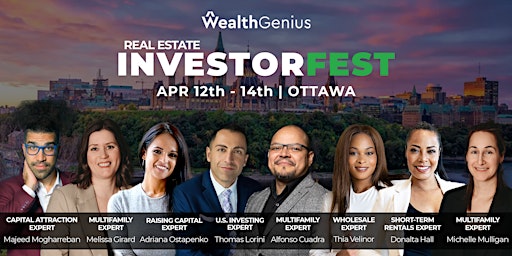 Primaire afbeelding van WealthGenius Real Estate InvestorFest - Ottawa ON [041224]